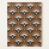 Art Deco Jazz Age Sunset Jukebox Planner (Achterkant)