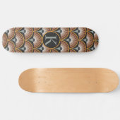 Art Deco Jazz Age Sunset Jukebox Skateboard (Horizontaal)