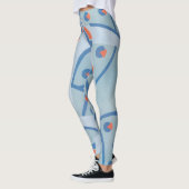 Art Deco Jazz Pochoir Birds Animal Pattern Leggings (Links)
