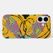 Art Deco Jazz Pochoir Garden Grasshoppers Case-Mate iPhone Case (Achterkant (horizontaal))