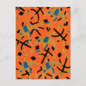 Art Deco Jazz Pochoir Golden Animal Briefkaart (Voorkant)