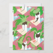  Art Deco Jazz Pochoir Palm Trees en Birds (Voorkant)