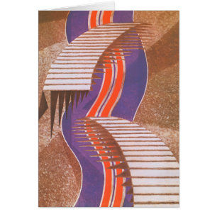 Art Deco Jazz Pochoir Trap Lopen Patroon