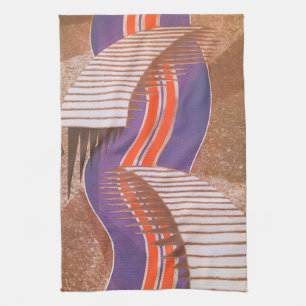Art Deco Jazz Pochoir Trap Patroon Theedoek