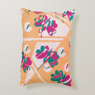 Art Deco Jazz Pochoir Tuin Vlinders Oud Decoratief Kussen