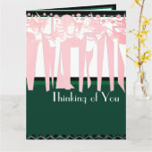 ART DECO KAART (Gele Bloem)