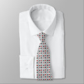 Art Deco Kaart spelen Suits v2 Monogramed Stropdas (Gebonden)