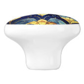 Art Deco Keramische Knop (Zijkant)