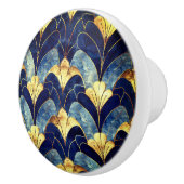 Art Deco Keramische Knop (Rechts)