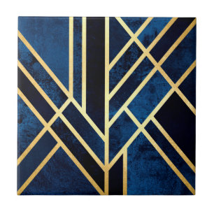 Art Deco-keramische tapijten Tegeltje