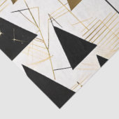 Art Deco Kerstbomen Weefselpapier Tissuepapier (Detail)