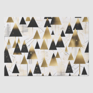 Art Deco Kerstbomen Weefselpapier Tissuepapier