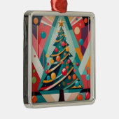 Art Deco kerstboom met Ornamenten en bubbels (Rechts)