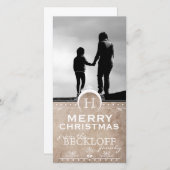 Art Deco Kerstkaart (Voorkant / Achterkant)