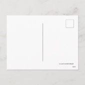 Art deco Kerstmensen Vakantie  briefkaart (Achterkant)