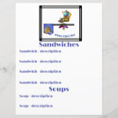 Art Deco Keukenbistro Gepersonaliseerd (Achterkant)