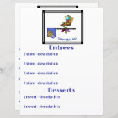 Art Deco Keukenbistro Gepersonaliseerd (Voorkant / Achterkant)