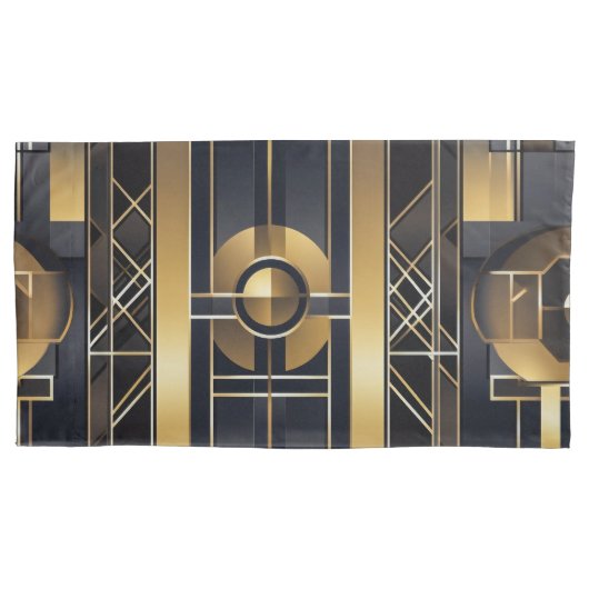 Art Deco King Kussensloop (Voorkant)