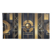 Art Deco King Pair Kussensloop (Achterkant-Rechts)