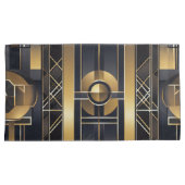 Art Deco King Pair Kussensloop (Voorkant-Rechts)