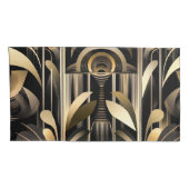 Art Deco King Pair Kussenslopen (Achterkant-Rechts)