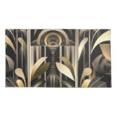 Art Deco King Pair Kussenslopen (Achterkant-Links)