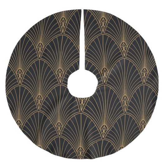 Art deco: klassiek geometrisch patroon. kerstboom rok (Voorkant)