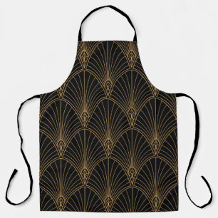 Art deco: klassiek geometrisch patroon. schort