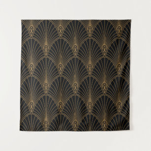 Art deco: klassiek geometrisch patroon. wandkleed