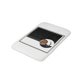 Art Deco, Koffiebeker met stoom Badmat (Gekanteld)