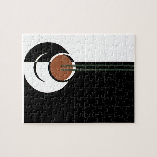 Art Deco, Koffiebeker met stoom Legpuzzel (Horizontaal)