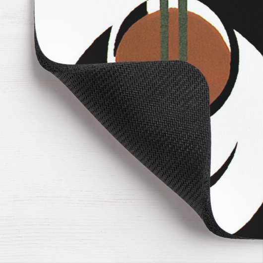 Art Deco, Koffiebeker met stoom Muismat (Hoek)