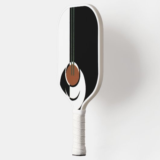  Art Deco, Koffiebeker met stoom Pickleball Paddle (Links)