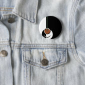  Art Deco, Koffiebeker met stoom Ronde Button 5,7 Cm (In situ)