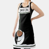 Art Deco, Koffiebeker met stoom Schort (Insitu)