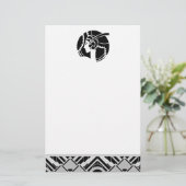 Art Deco Lady Briefpapier (Staand voorkant)
