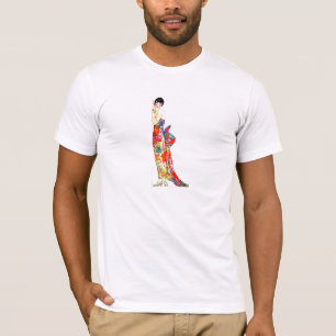 Art Deco Lady in de officiële stad T-shirt