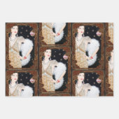  Art Deco Lady in Window Inpakpapier Vel (Voorkant 2)