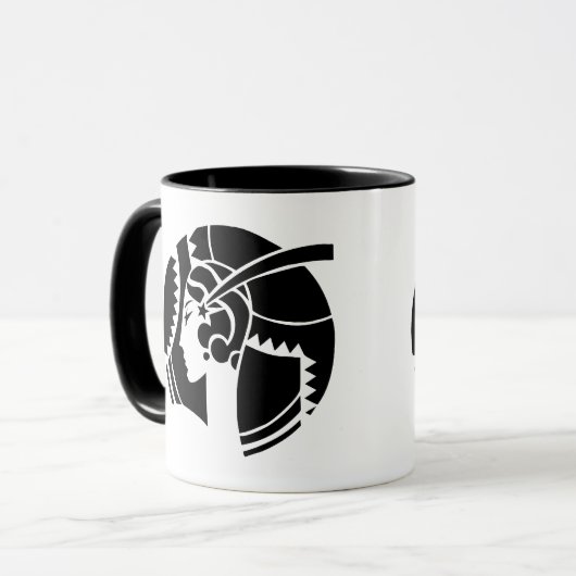 Art Deco Lady Mok (Voorkant links)