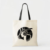 Art Deco Lady Tote Bag (Voorkant)