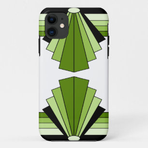 Art Deco-lagen in limieten iPhone 11 Hoesje
