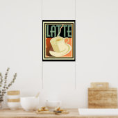 Art Deco Latte Poster 16 x 20 (Keuken)