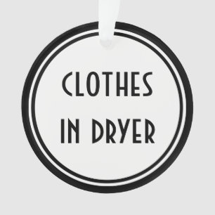 Art Deco ~ Laundry Room Deuren Hanger Ornament