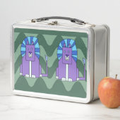 Art Deco Leeuwen lunchbox (In situ)