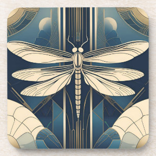 Art Deco Libelle Onderzetterset Bier Onderzetter