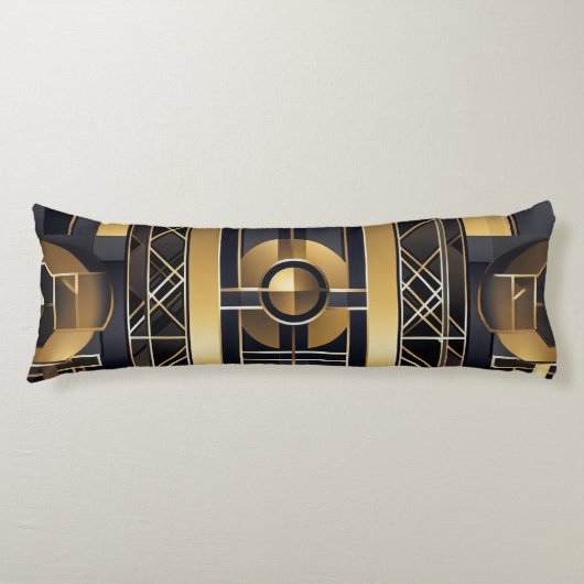 Art Deco Lichaamskussen (Voorkant)