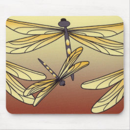 Art Deco-ligonfly-muispad Muismat
