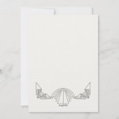 Art Deco-Lijst Kaart (Achterkant)