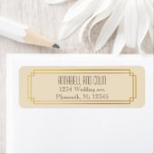 Art Deco lijst label (Insitu)