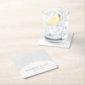 Art Deco Lijst Square Paper Onderzetter (Insitu)